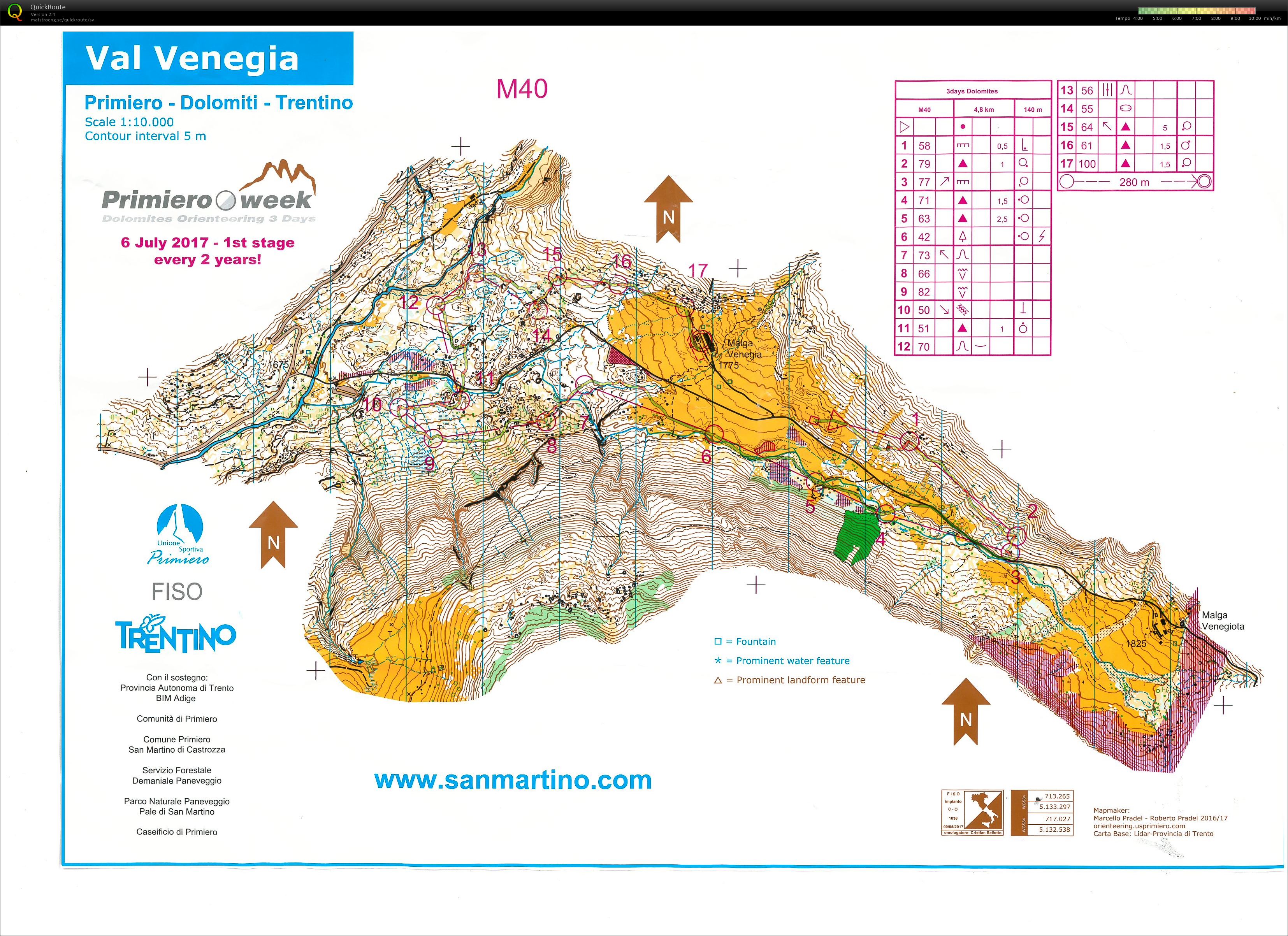 Dolomites 3-days - Etapp 1 (2017-07-06)