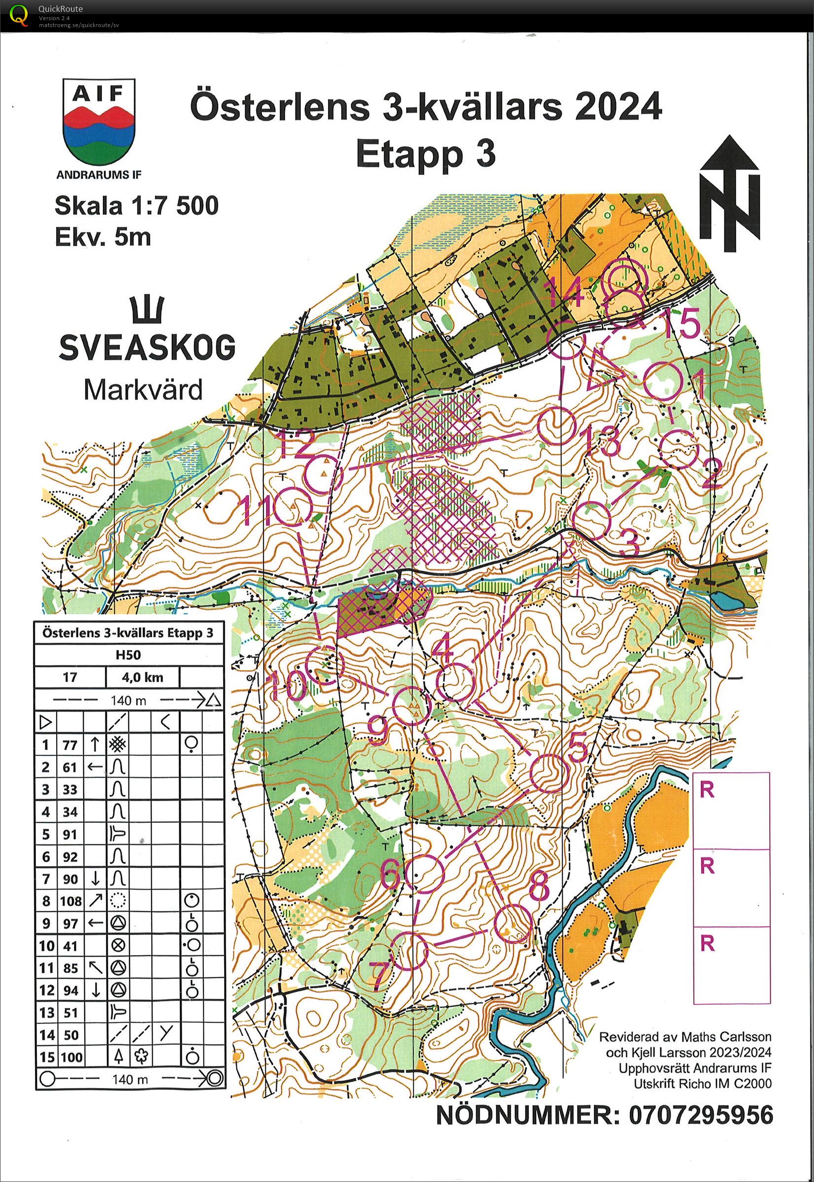 Österlen 3-kvällars, E3 (17-07-2024)