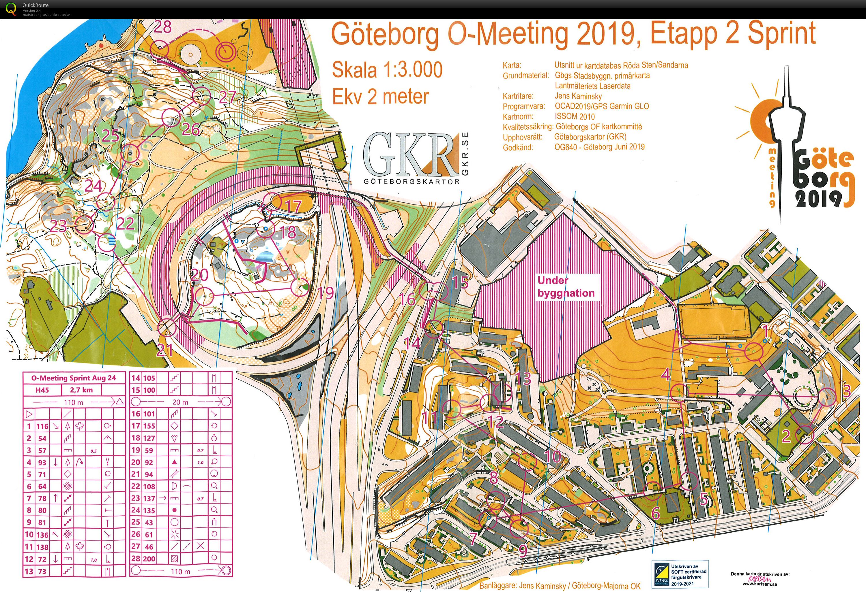 Göteborg O-meeting, E2 (24.08.2019)